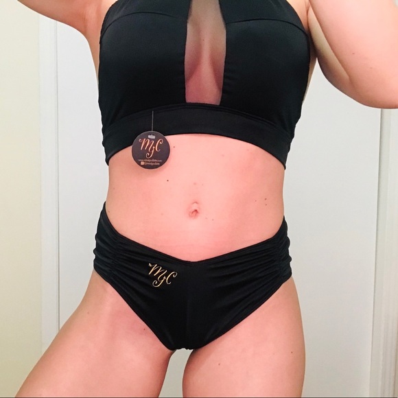 NWT Black Halter Bikini Nyx Goddess - Picture 3 of 7